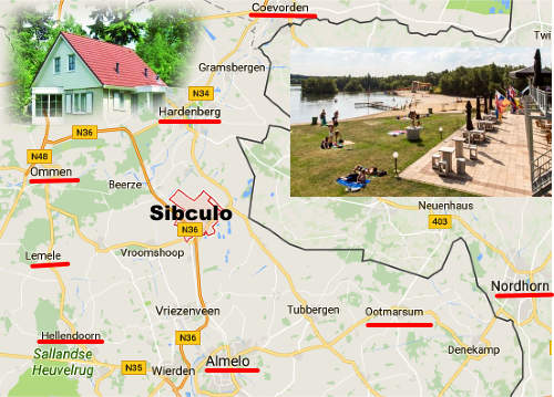 kaart Sibculo de Vlegge